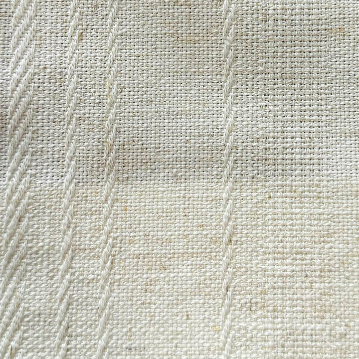 Selene Heavyweight Striped Weave Linen Custom Curtains - Updrap