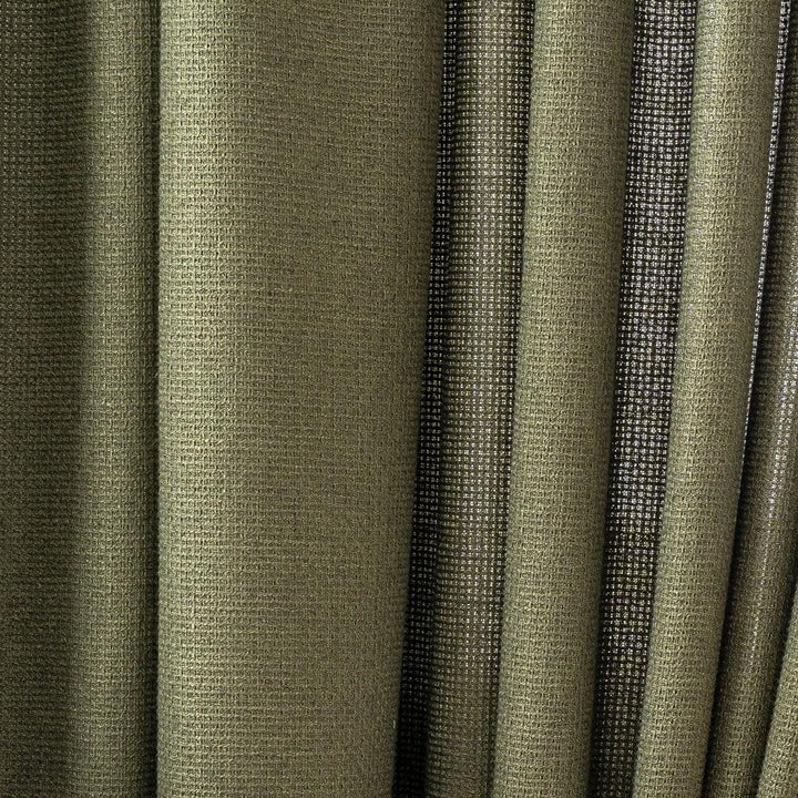 Wesley Waffle Texture Linen Custom Curtains Panel - Updrap