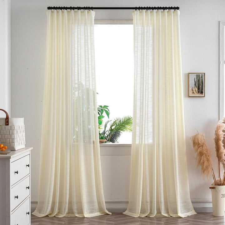 Pearl Lightweight Sheer Custom Curtains - Updrap