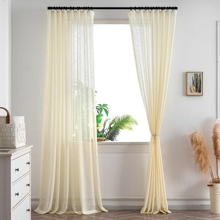 Pearl Lightweight Sheer Custom Curtains - Updrap