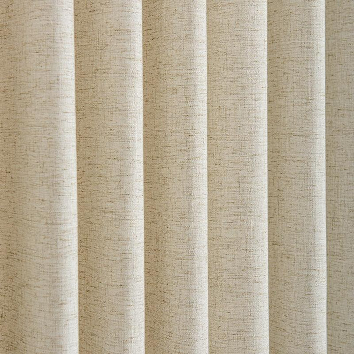 Alina Double Pinch Pleat Linen Custom Curtain Panel - Updrap